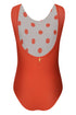 Mini Olympic / Orange Peacock - Polka Dots