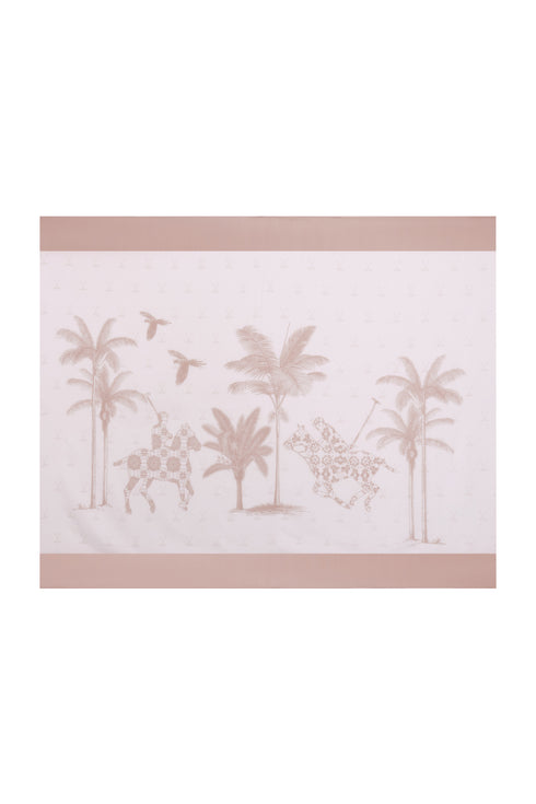 De La Falaise Cotton Silk Sarong / Beige