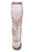 De La Falaise Cotton Silk Sarong / Beige