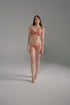 Guava Bottom / Red Arabesque - Orange Stripes
