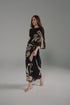 Gonzalez Crepe Chine Blouse / Black - Beige Gladiolos