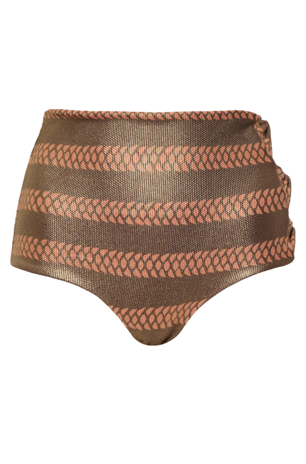Tejada Embroidered Bottom / Gold - Nude