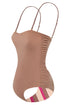 Las Balsas One Piece / Ethnic Pink Stripes