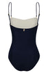 Las Balsas One Piece / Navy - Ivory