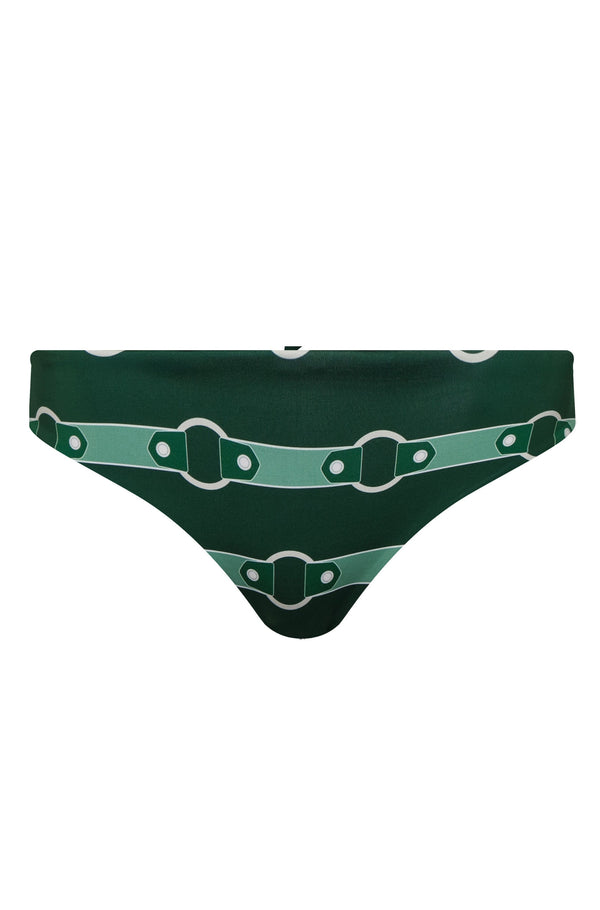 Sunset Waves Bottom / Green Horse Reins - Green