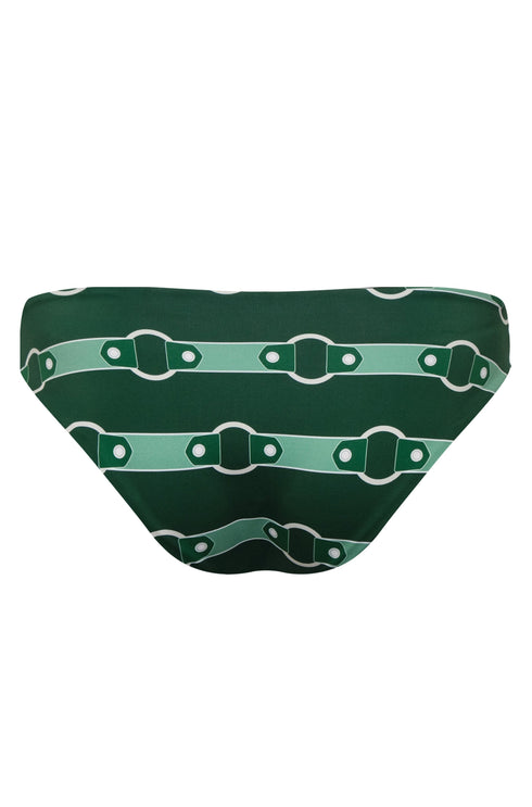 Sunset Waves Bottom / Green Horse Reins - Green