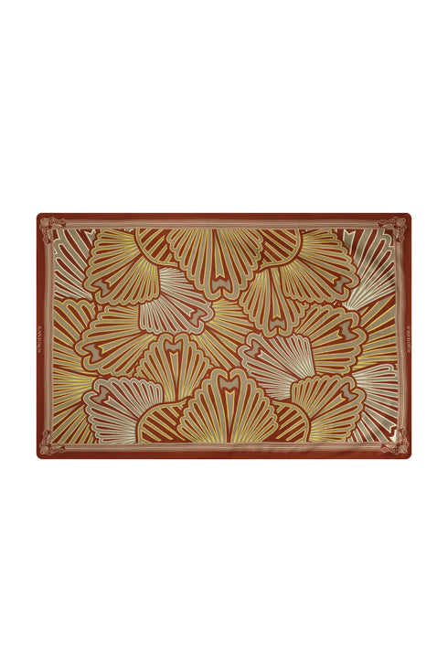 De La Falaise Cotton Silk Sarong / Yellow Intricate Shells