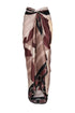 De La Falaise Cotton Silk Sarong / Brown Horses