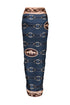 De La Falaise Cotton Silk Sarong / Blue Horse Reins