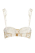 San Miguel Embroidered Top / Yellow Flowers - Ivory