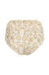 Victoria Embroidered Bottom / Yellow Flowers - Ivory