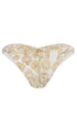 Potosi Embroidered Bottom / Yellow Flowers - Ivory