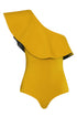 Tucan One Piece / Yellow & Metallic Mint