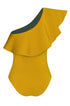 Tucan One Piece / Yellow & Metallic Mint