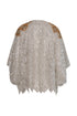 La Santamaria Palms Sequined Mini Coat / Silver & Gold