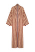 Rafaela Linen Kaftan / Red Stripes