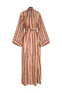 Rafaela Linen Kaftan / Red Stripes