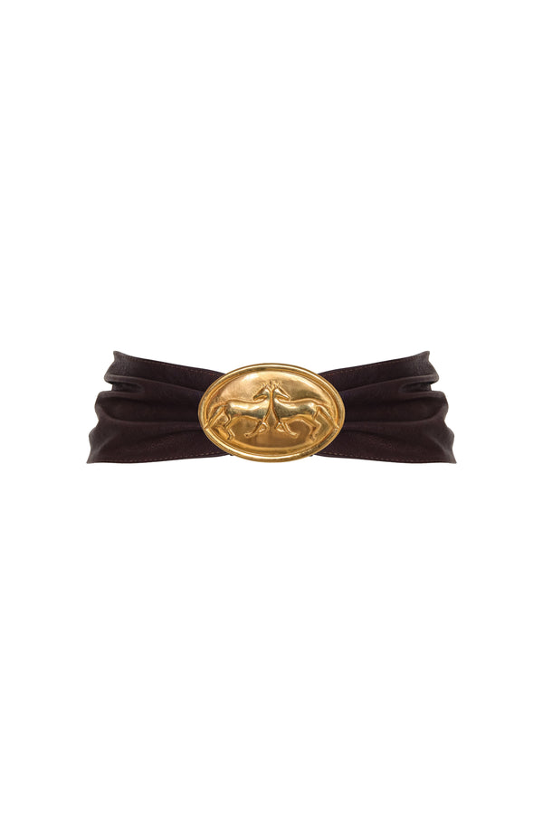 Galope Leather Belt / Brown
