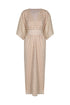 Topacio Bio Cotton Maxi Dress / Beige May Flower