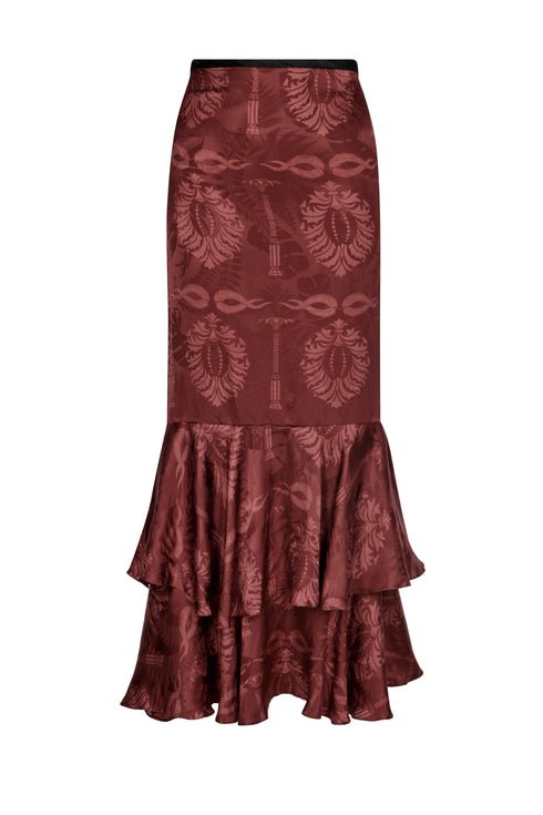 Sevilla Skirt / Wine Jacquard