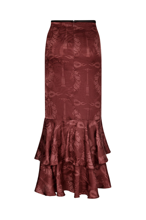 Sevilla Skirt / Wine Jacquard