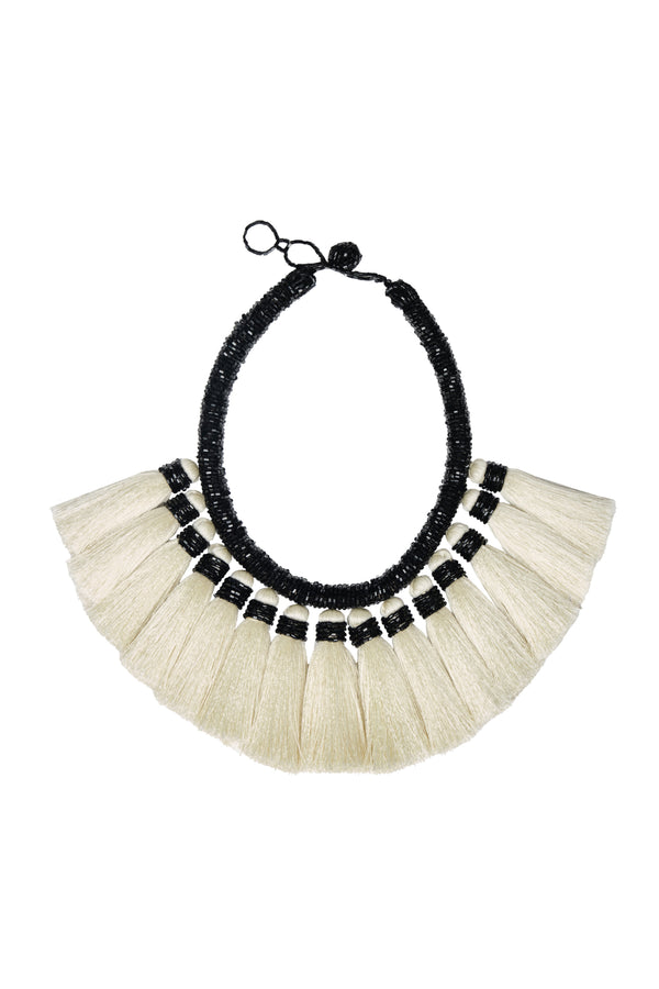 Bruma Necklace / Black & White