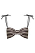 San Miguel Top / Black & White Stripes