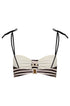 San Miguel Top / Black & White Stripes
