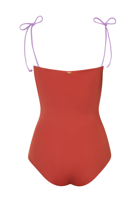 San Juan One Piece / Lilac - Terracota