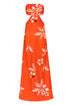 Costa Pacifica Cotton-Silk Dress / Orange Chontaduro