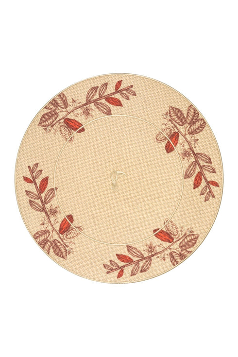 Cacao Fruit Placemats Set of 4 / Red