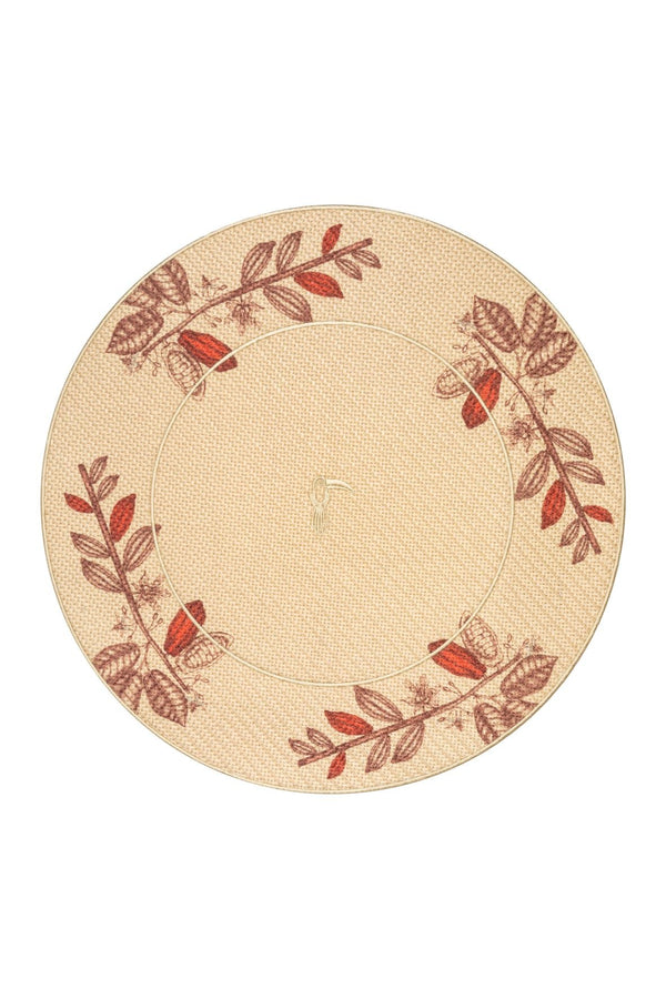 Cacao Fruit Placemats Set of 4 / Red