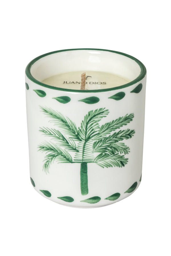 JDD Ceramic Candle / Green Palm