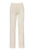 Alba Knit Cotton Jacquard Pants / Ivory Maxi Flowers