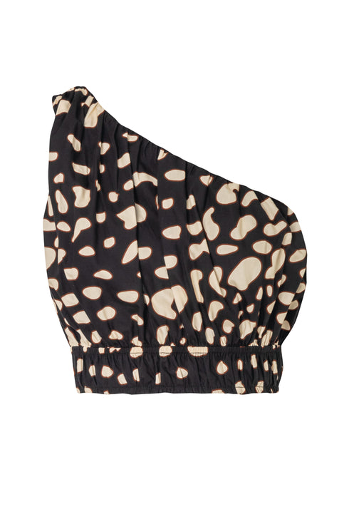 Ornella Cotton Top / Black Night Ivory Pebbles
