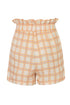 San Antonio Linen Short / Cream and Butter Scotch