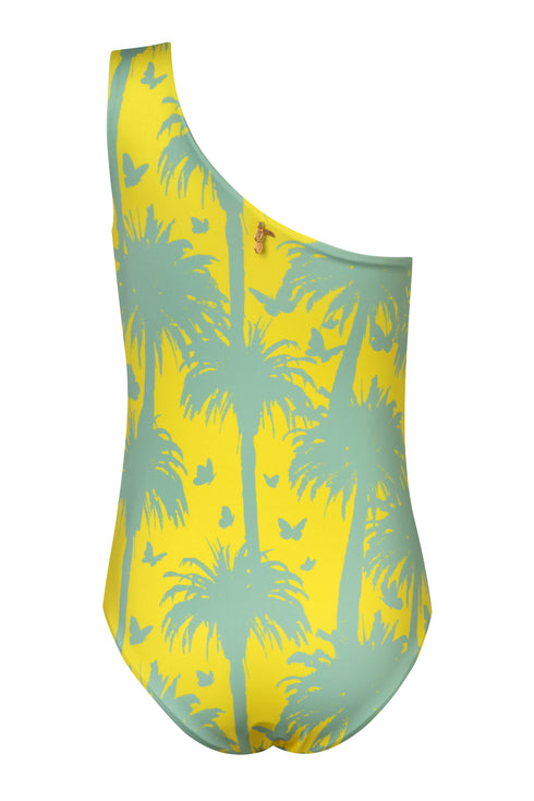 Mini Arahuac / Lime Palms - Mint