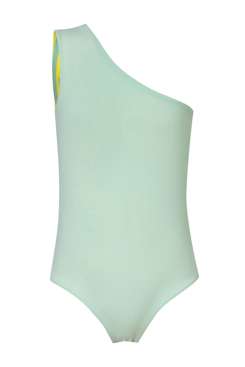 Mini Arahuac / Lime Palms - Mint