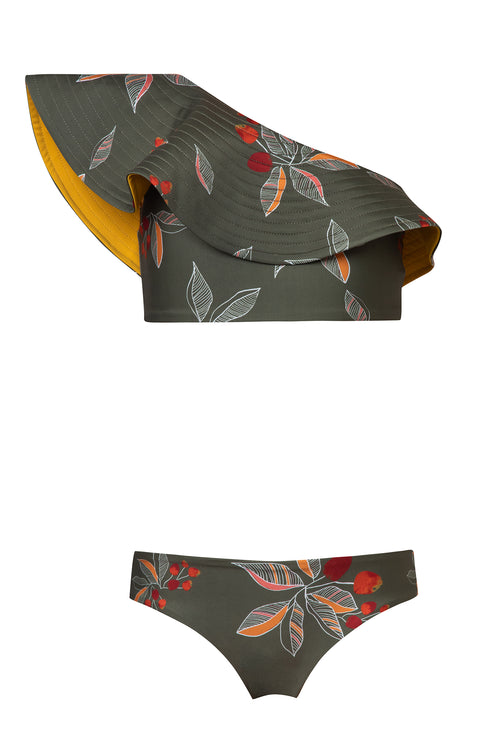 Mini Sunset Waves / Olive