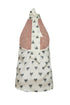 Magdalena Martellato Silk Blouse / Ivory - Black Polka Palms