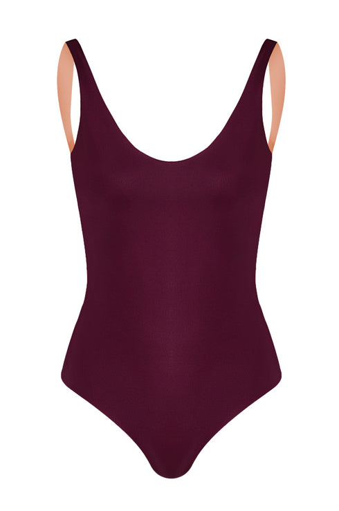 Olympic One Piece / Purple - Blush Pink