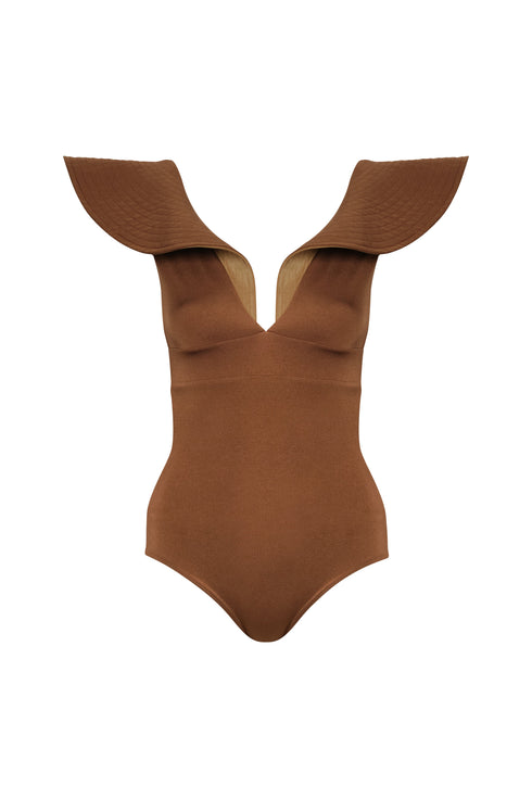Quetzal One Piece / Brown - Gold