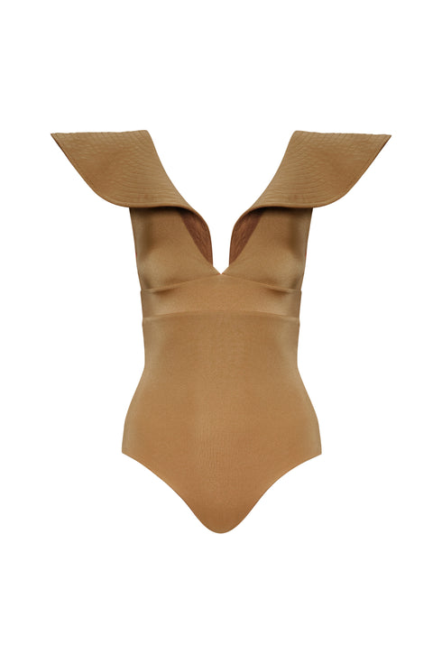 Quetzal One Piece / Brown - Gold