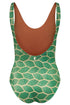 Olympic One Piece / Emerald Maxi Scales - Western