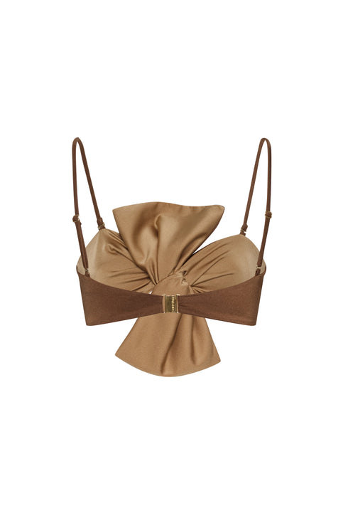 Albatross Top / Brown - Gold