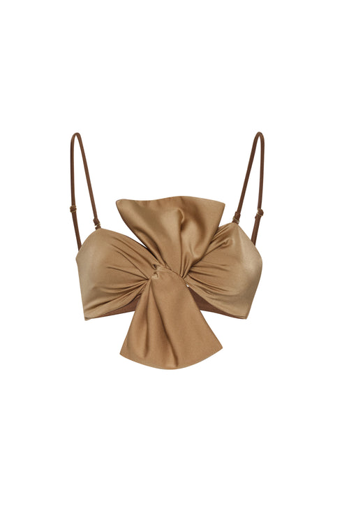 Albatross Top / Brown - Gold