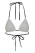 Gorgona Embroidered Top / Black - Ivory Polka Palms