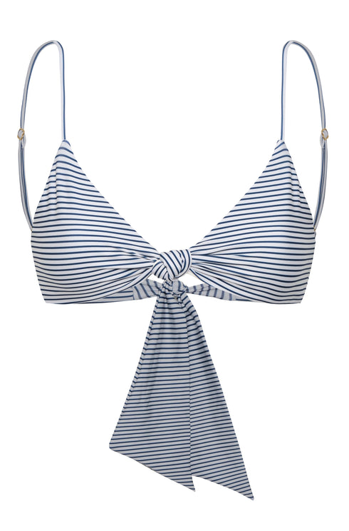 Pacifico Top / Navy Stripes - Ivory