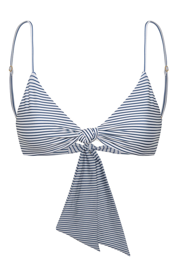 Pacifico Top / Navy Stripes - Ivory