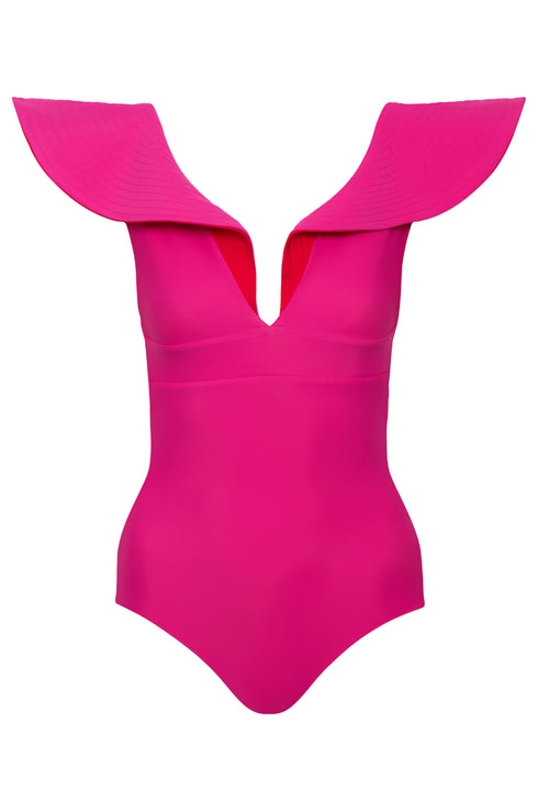 Quetzal One Piece / Red - Fuchsia